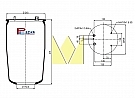 Пневморессора DAF 