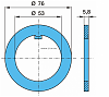 Шайба опорная гайки BPW
