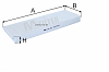 Фильтр кабины MB 
