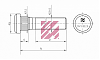 Шпилька колёсная RVI VL