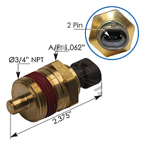 Датчик температуры охлажд. жидкости DD без EGR 
