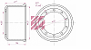 Барабан тормозной SAF 