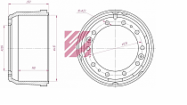 Барабаны тормозные