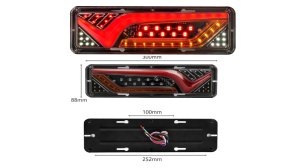Фонарь задн. Прицеп LED УНИВЕРСАЛ 12V/24V К/Т 2шт 