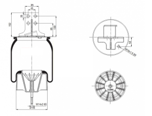 Пневморессора IVECO