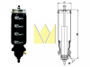 Амортизатор каб. пневмо