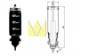 Амортизатор каб. пневмо